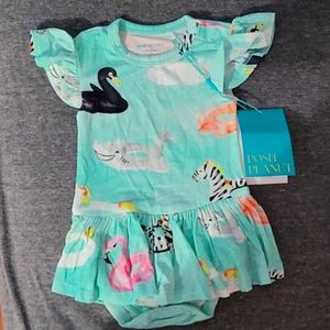 Posh peanut 0-3 months one piece romper